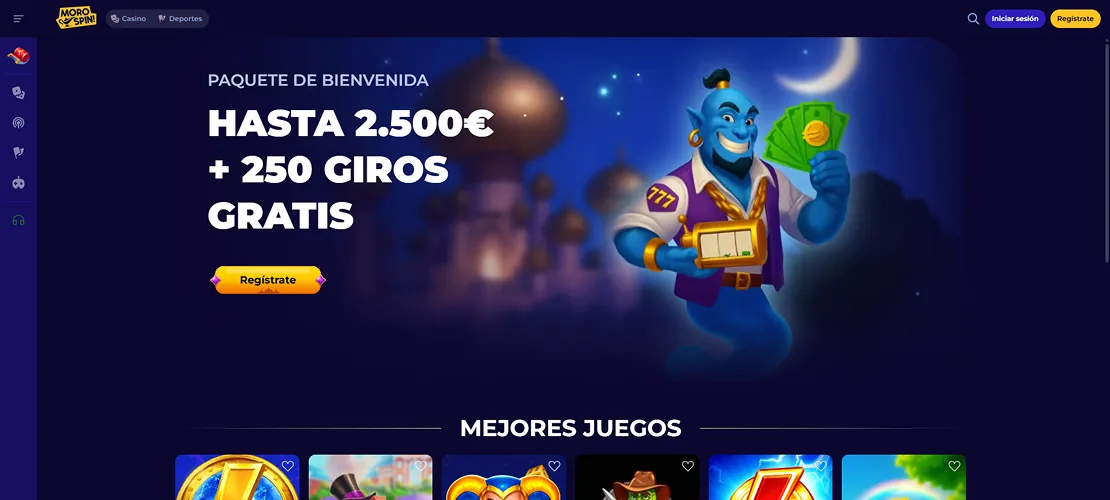 Captura de MoroSpin casino